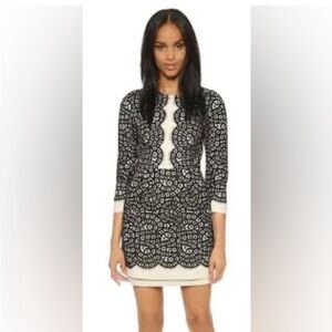 BCBG MaxAzria‎ lace mini dress.
